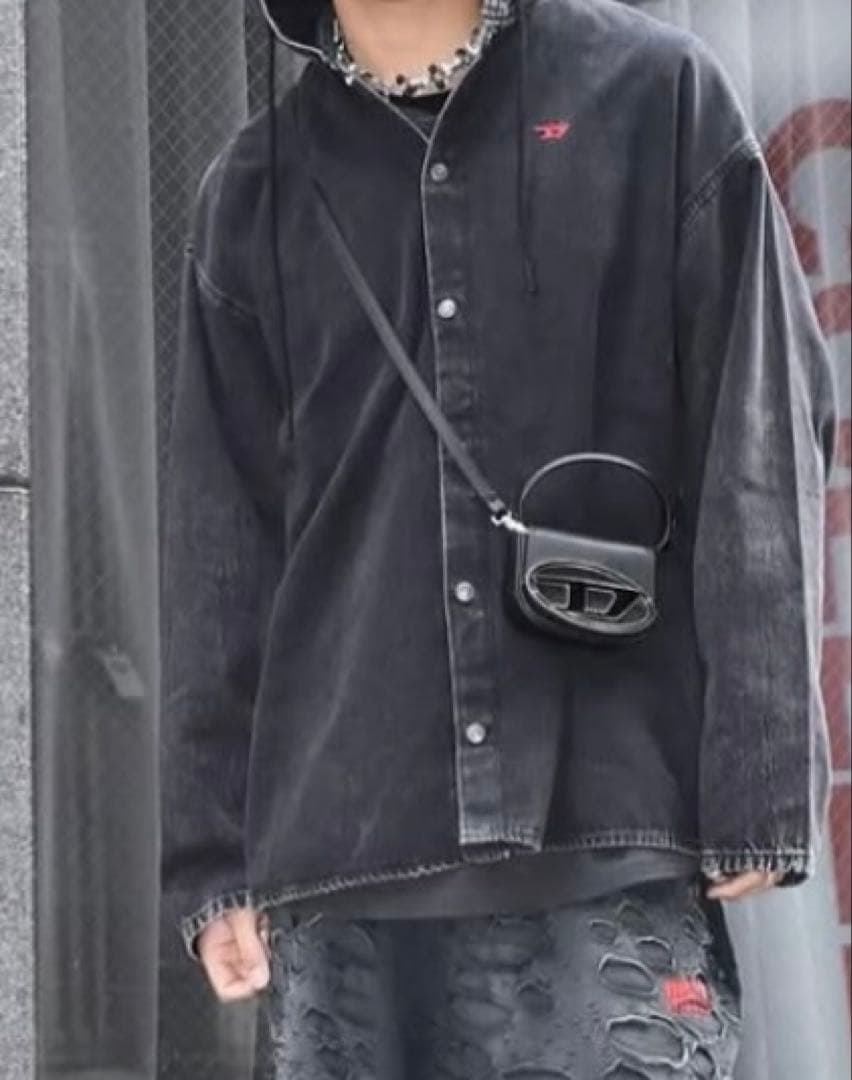 希少✨売り切れレア品DIESEL ディーゼルデニムフードシャツMサイズ