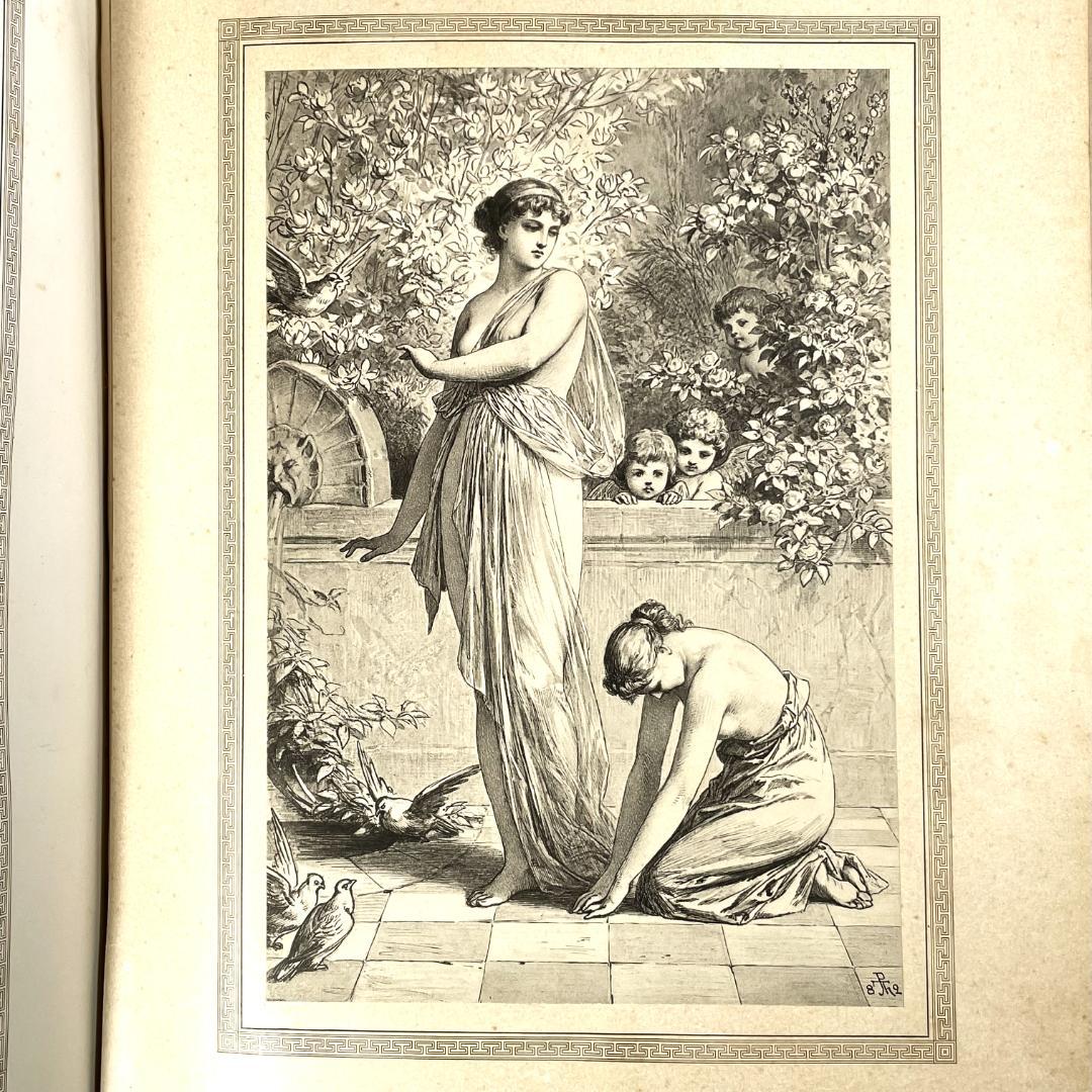 「アモルとプシュケ」ポール・トゥマン挿絵 別刷りイラスト９点に加え文中カット多数