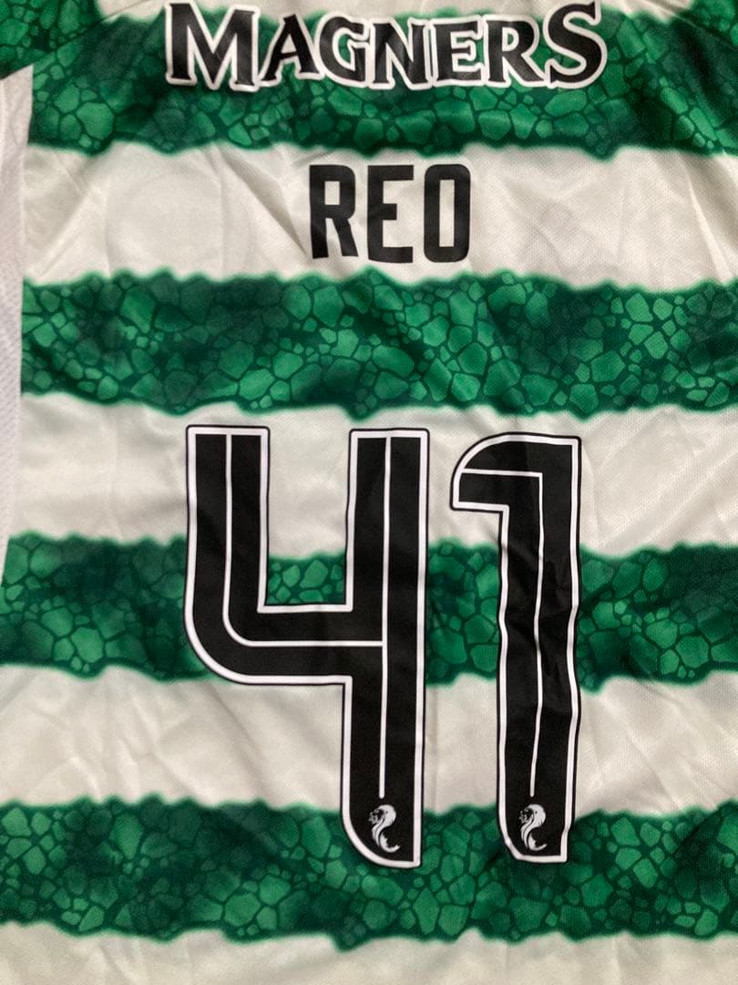 【新品タグ付き】セルティック23-24ホームユニフォーム41番 旗手怜央