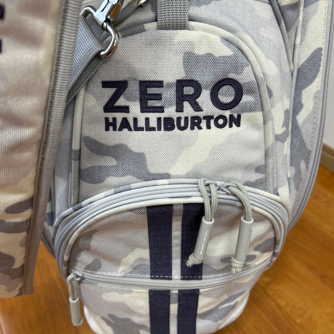 ZERO HALLIBURTON ホワイトカモキャディバッグ　コーデュラナイロン