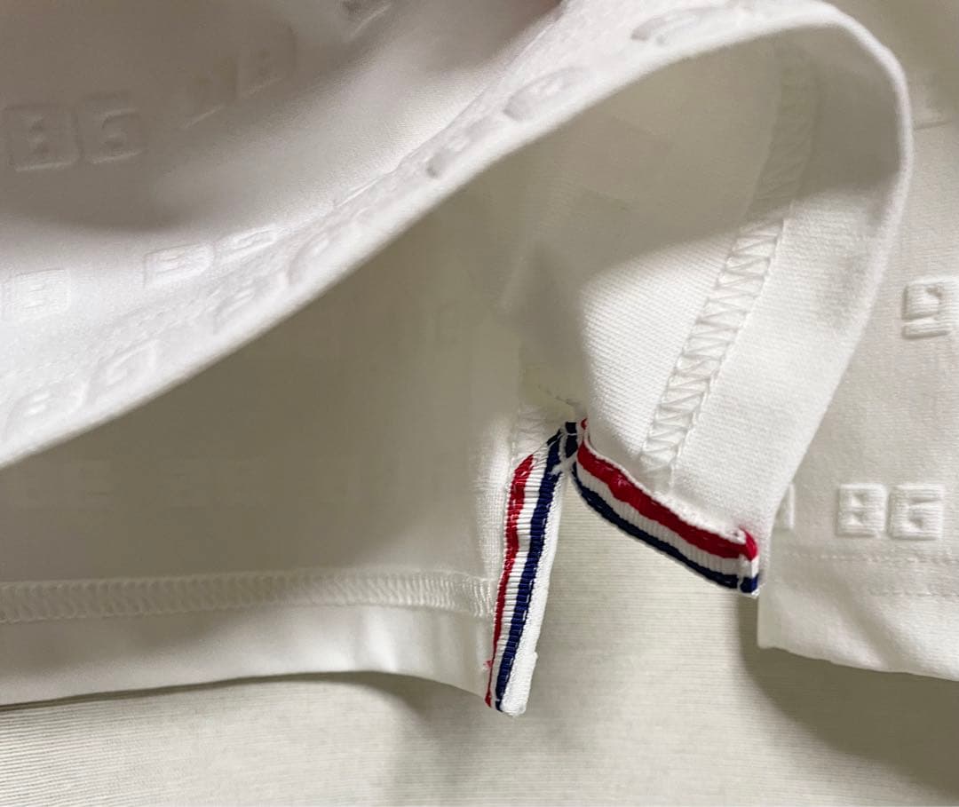 【美品】BRIEFING BGジャガード　ハイネック　ホワイトMサイズ