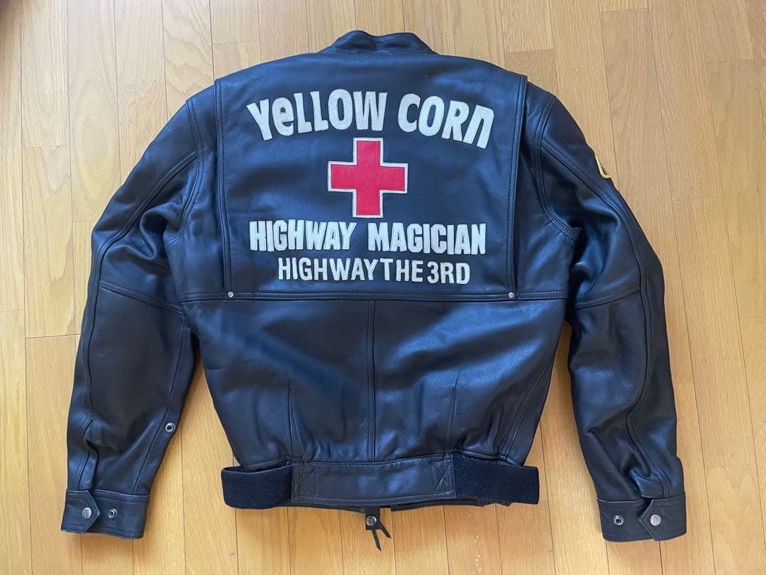 本革YELLOW CORN HIGHWAY MAGICIAN LL ブラック