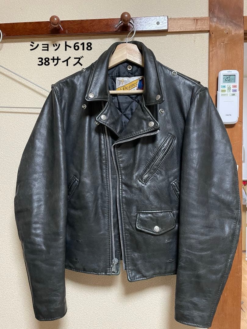 SCHOTT 618 ダブルライダースジャケット 38