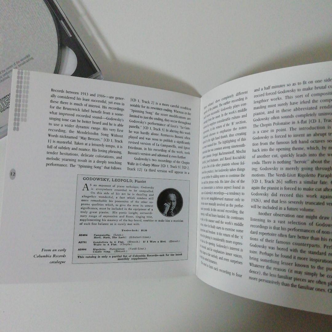 レオポルト・ゴドフスキー　コロンビア/ブランズウィック録音全集vol .1