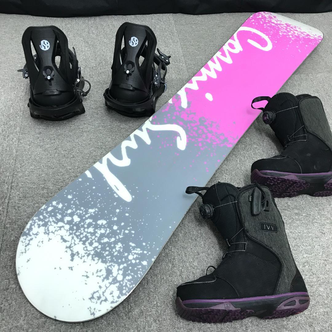 11万セット■状態良■WAX済■ボード ビンディング ブーツ ケース 女性 子供