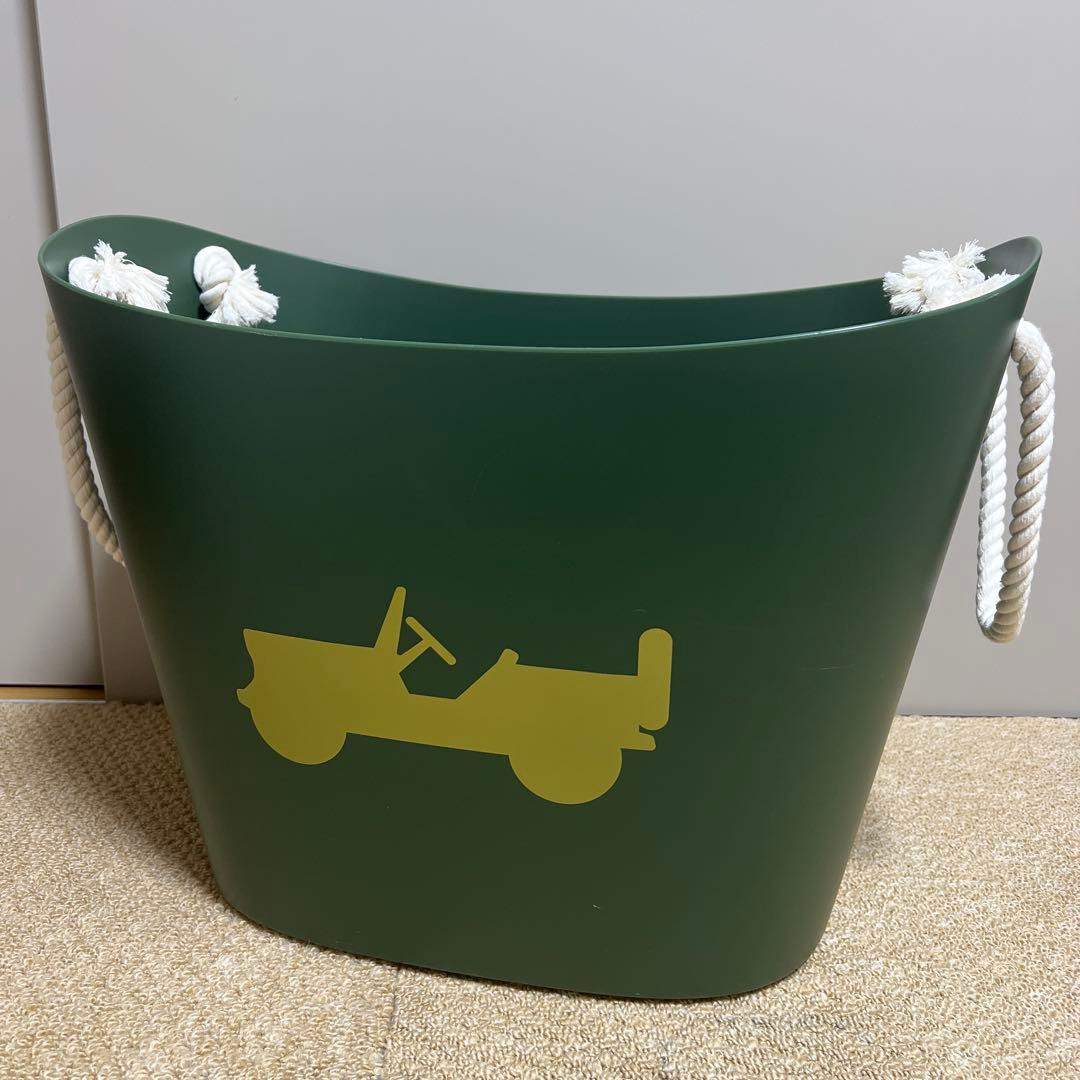 Jeep グリーン収納バスケット　バルコロール　ラングラー　純正