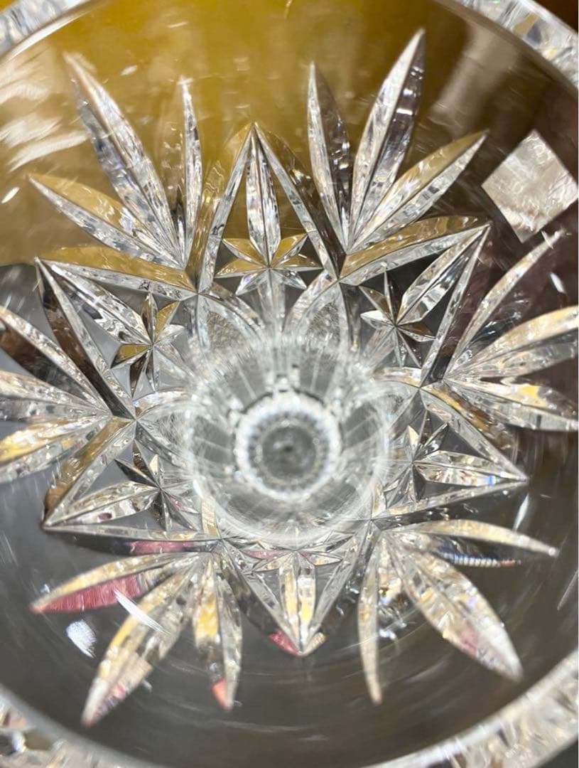 【未使用】HOYAクリスタル　フラワーベース　花瓶　箱付き　大きい サイズ