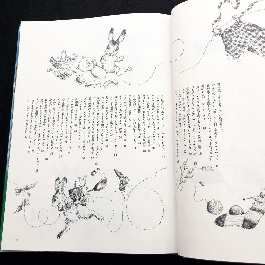 「赤毛のアンの手作り絵本 ドリームセット」全3冊 1983年 松浦英亜樹イラスト