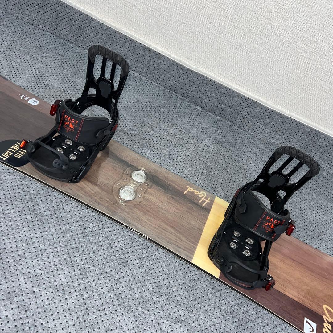 数回使用 151cm head TRUE×SALOMON PACT Mサイズ