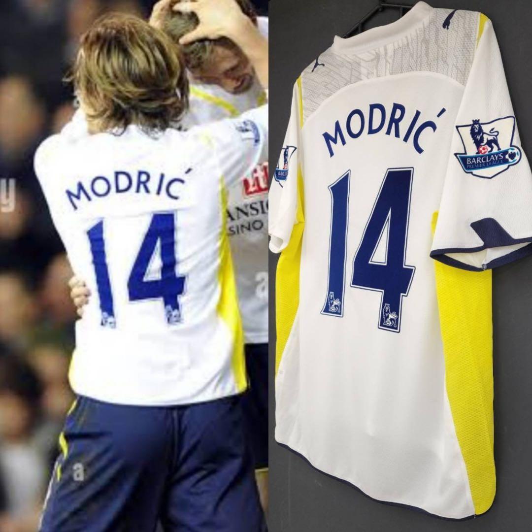 サッカー　トッテナム 09/10 モドリッチ #14 ユニフォーム　レアル