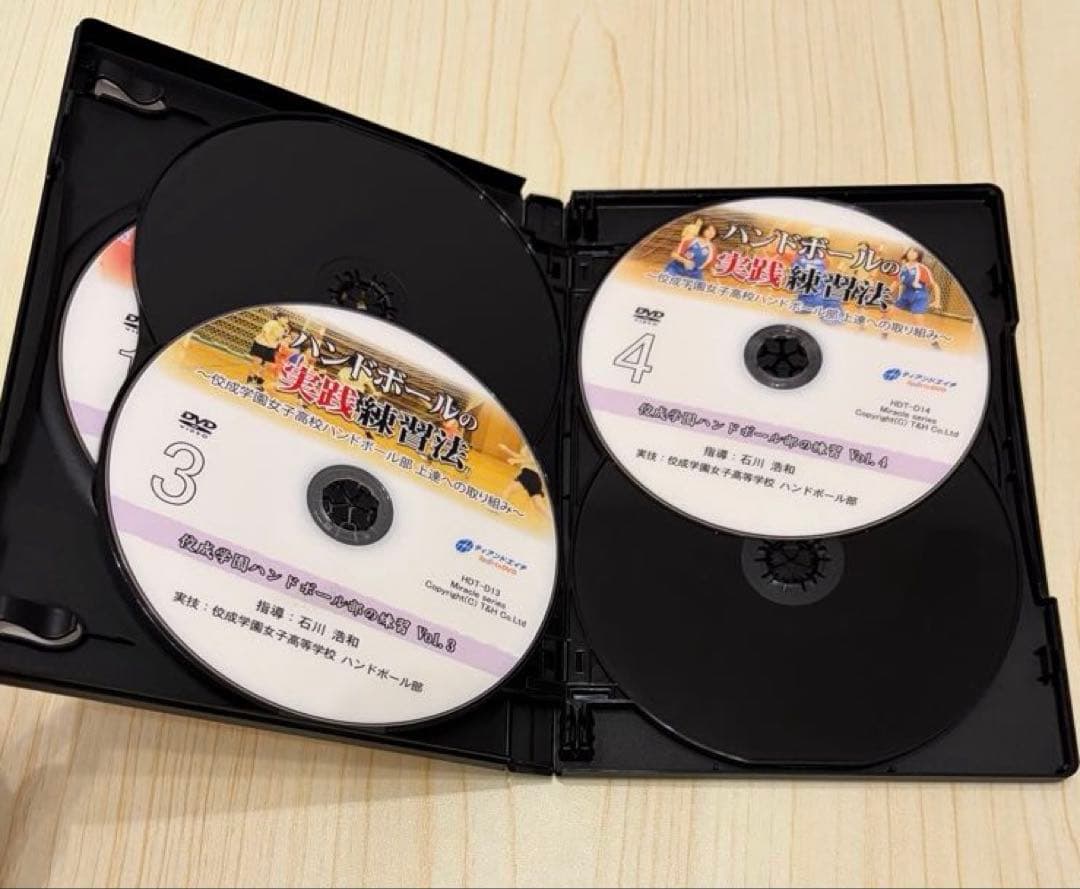 ティアンドエイチ　SportsDVD ハンドボールの実践練習法 5枚セット
