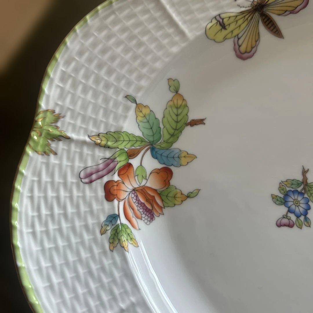 【美品】Herend ヘレンド　ヴィクトリアブーケ　プラター　大皿