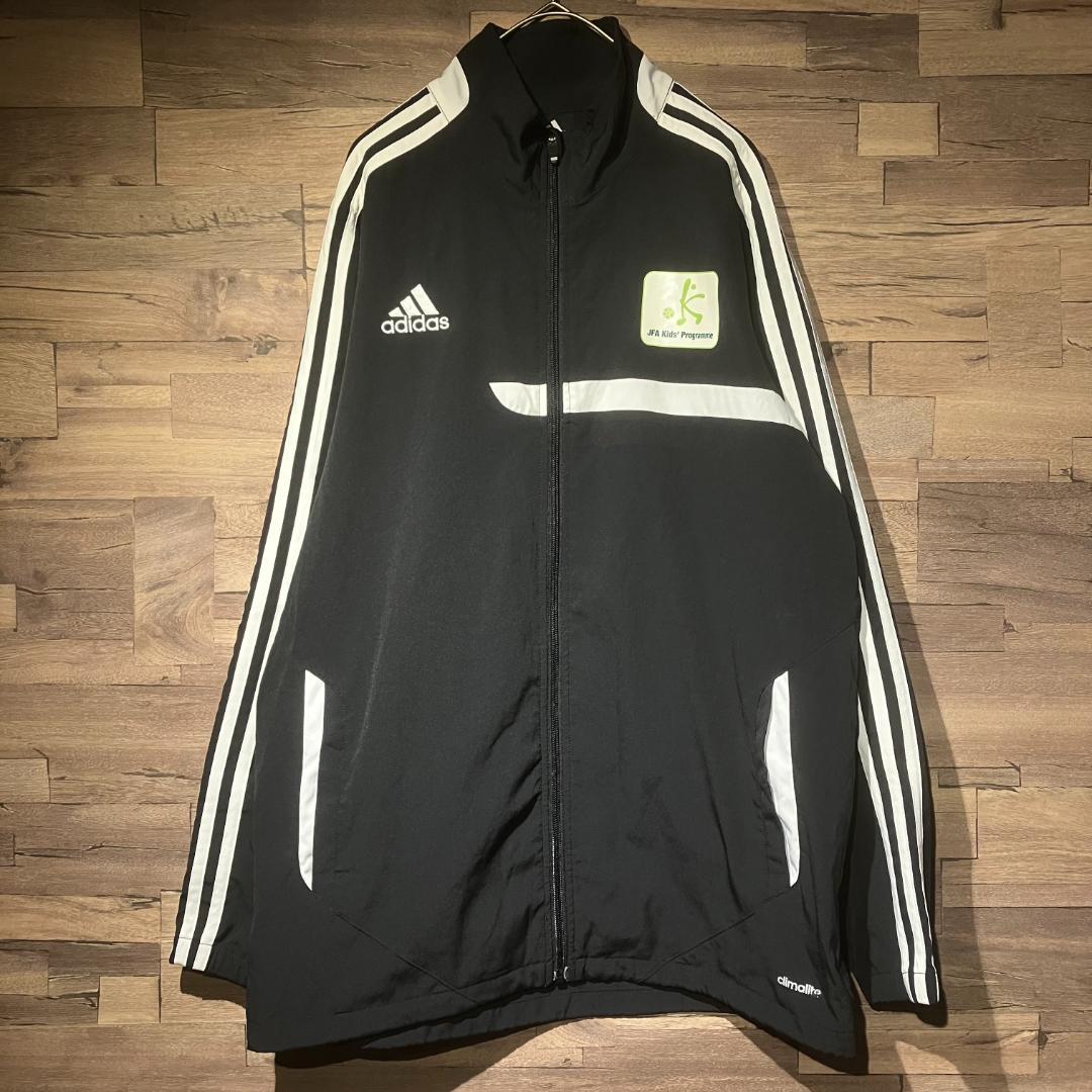 adidas　ジャージ　セットアップ　黒/白/JFA/サッカー協会　サイズL