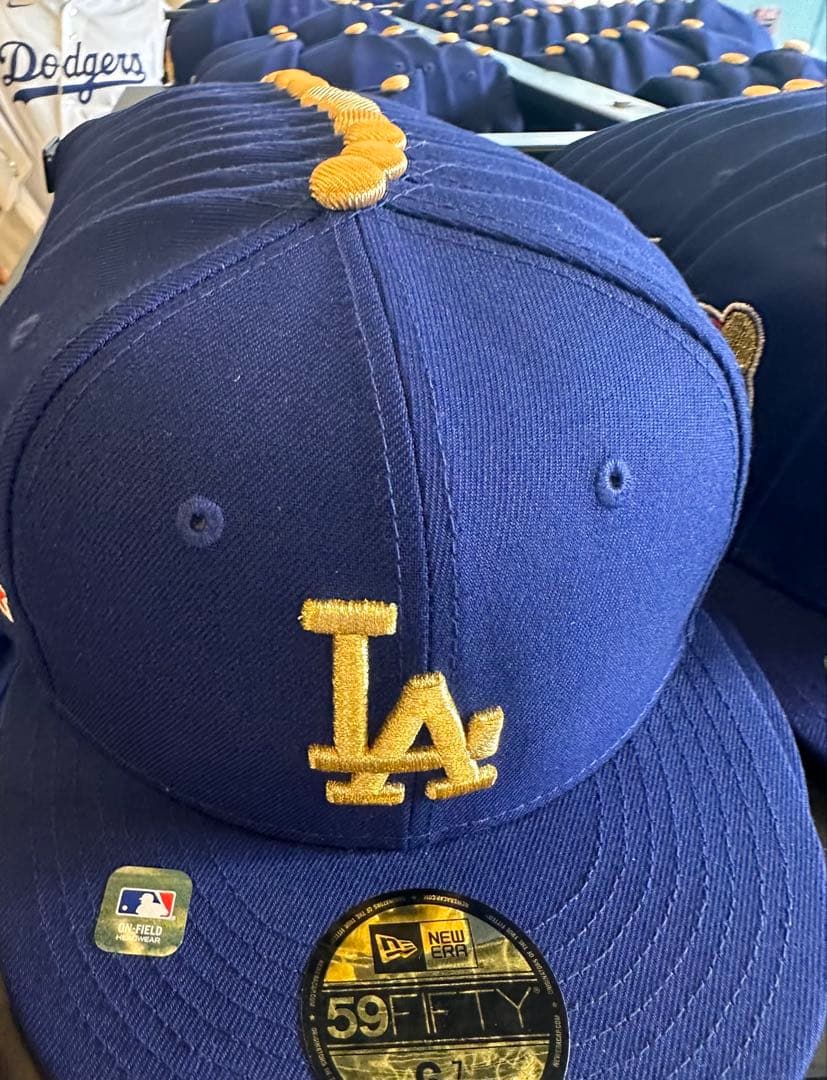 【FINALSALE】貴重！現地スタジアム購入　ドジャース特別仕様キャップ