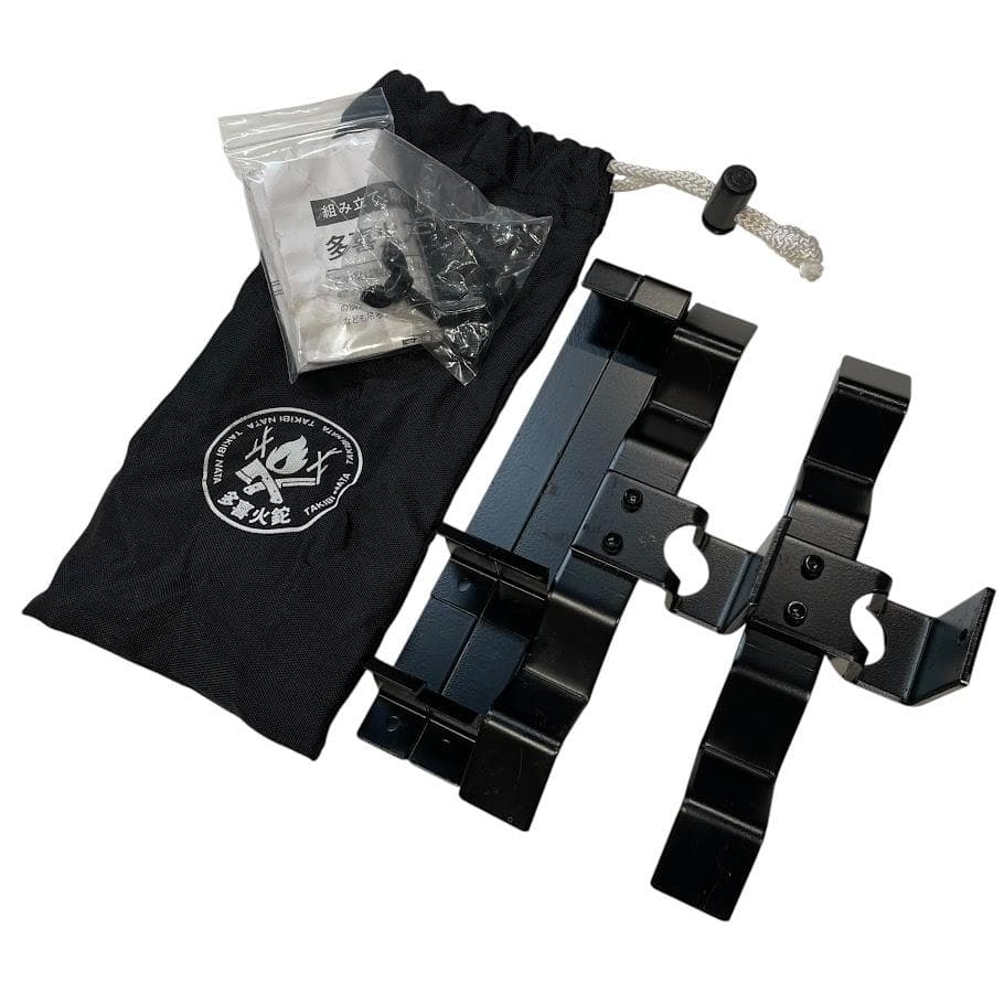 未使用●BABACHO●多喜火スタンド ダブルハンガー 無骨デザイン 馬場長金物