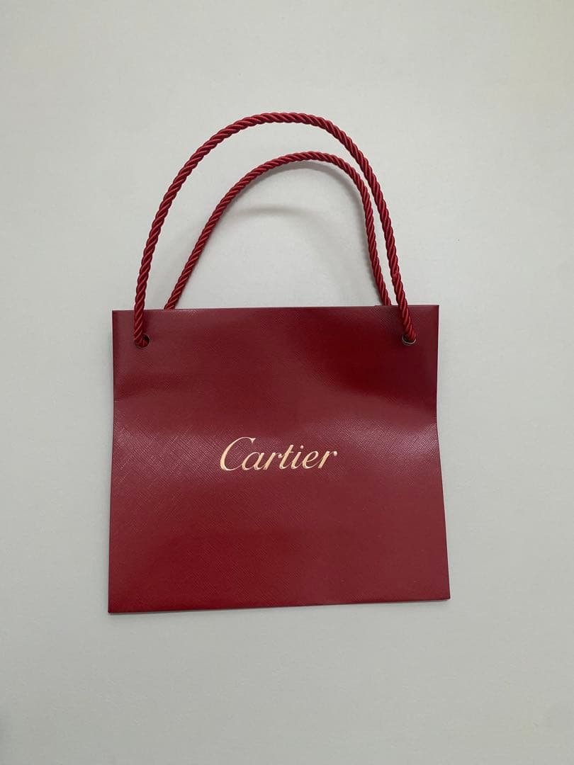 【極美品】カルティエリングケース　ショッパー付き