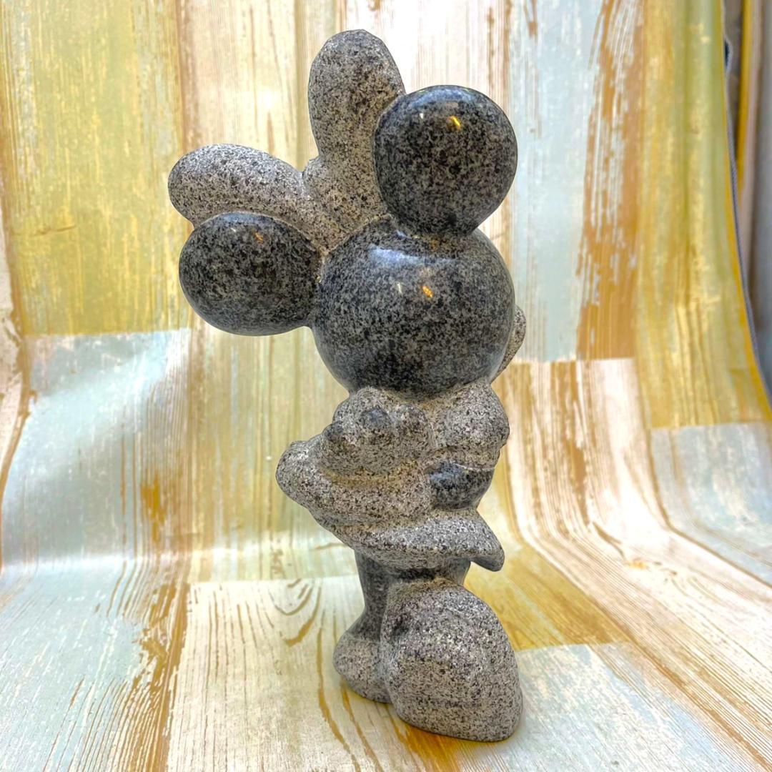 ミニーマウス Minnie Mouse 石像 御影石 スタチュー TAKAO