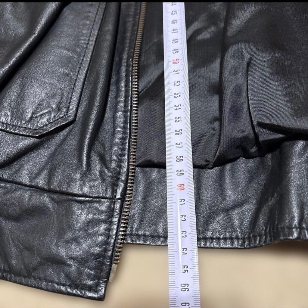 FASHION FIELD 黒 レザー ジャケット 牛革