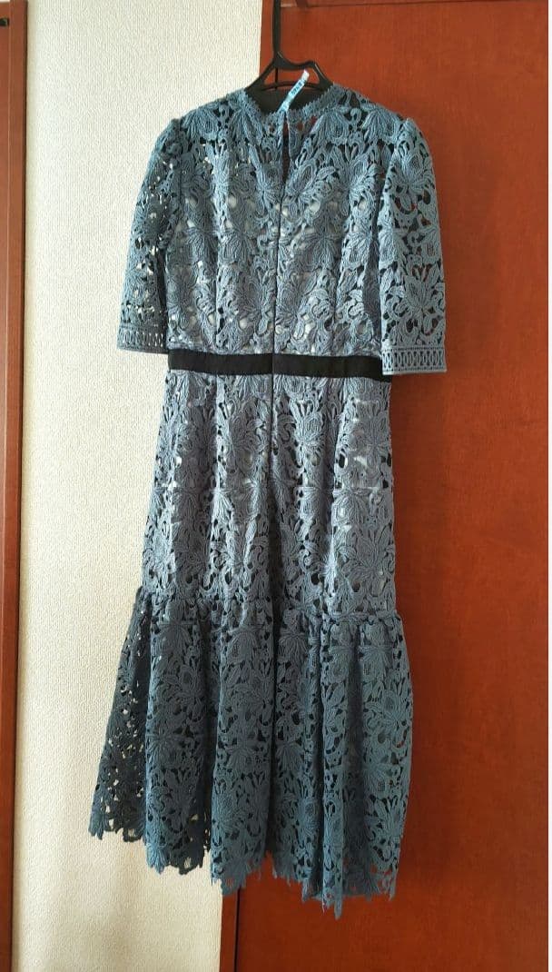 セルフォード ケミカルフラワーレースワンピース ドレス 36