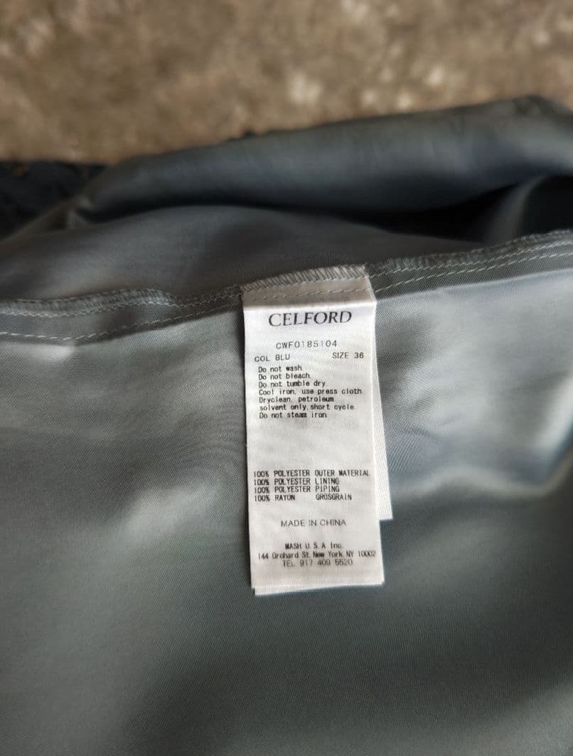 セルフォード ケミカルフラワーレースワンピース ドレス 36