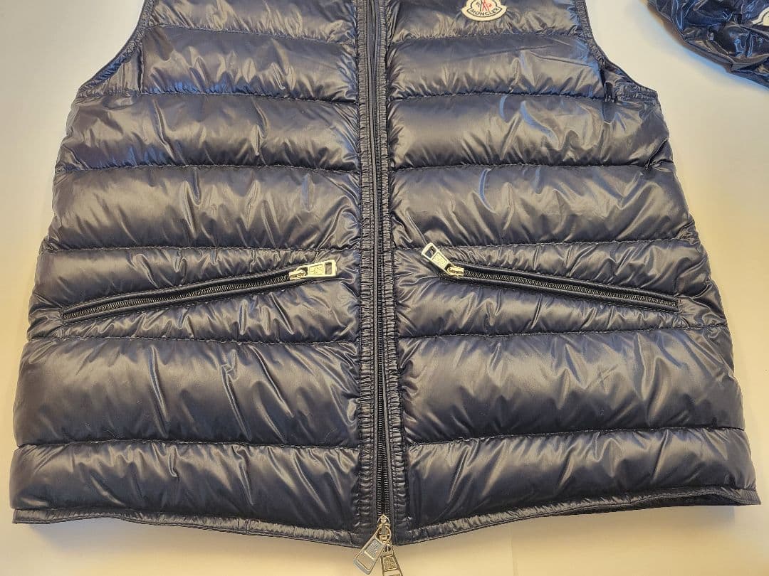 Moncler モンクレール GUI GILET ネイビー ダウンベスト 0