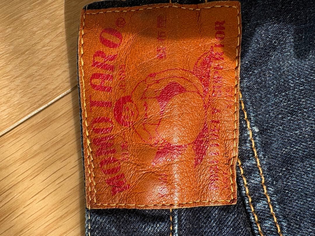 桃太郎ジーンズ　出陣レーベル　W30 おまけ付き