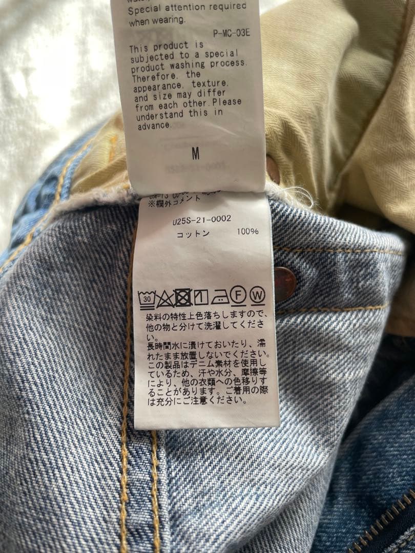 パンツ unlikely time travel jeans1977wash