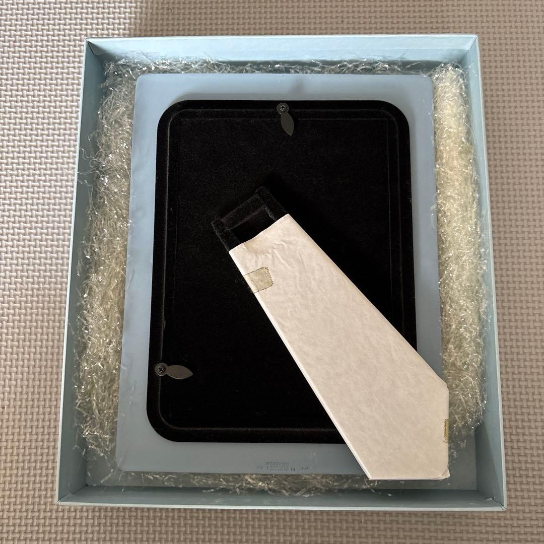 新品　クラシック ピクチャーフレーム　ペールブルー　ウェッジウッド　写真立て