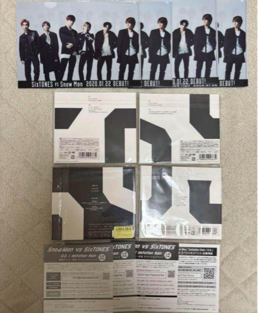 D.D./Imitation Rain 初回仕様Man SixTONES