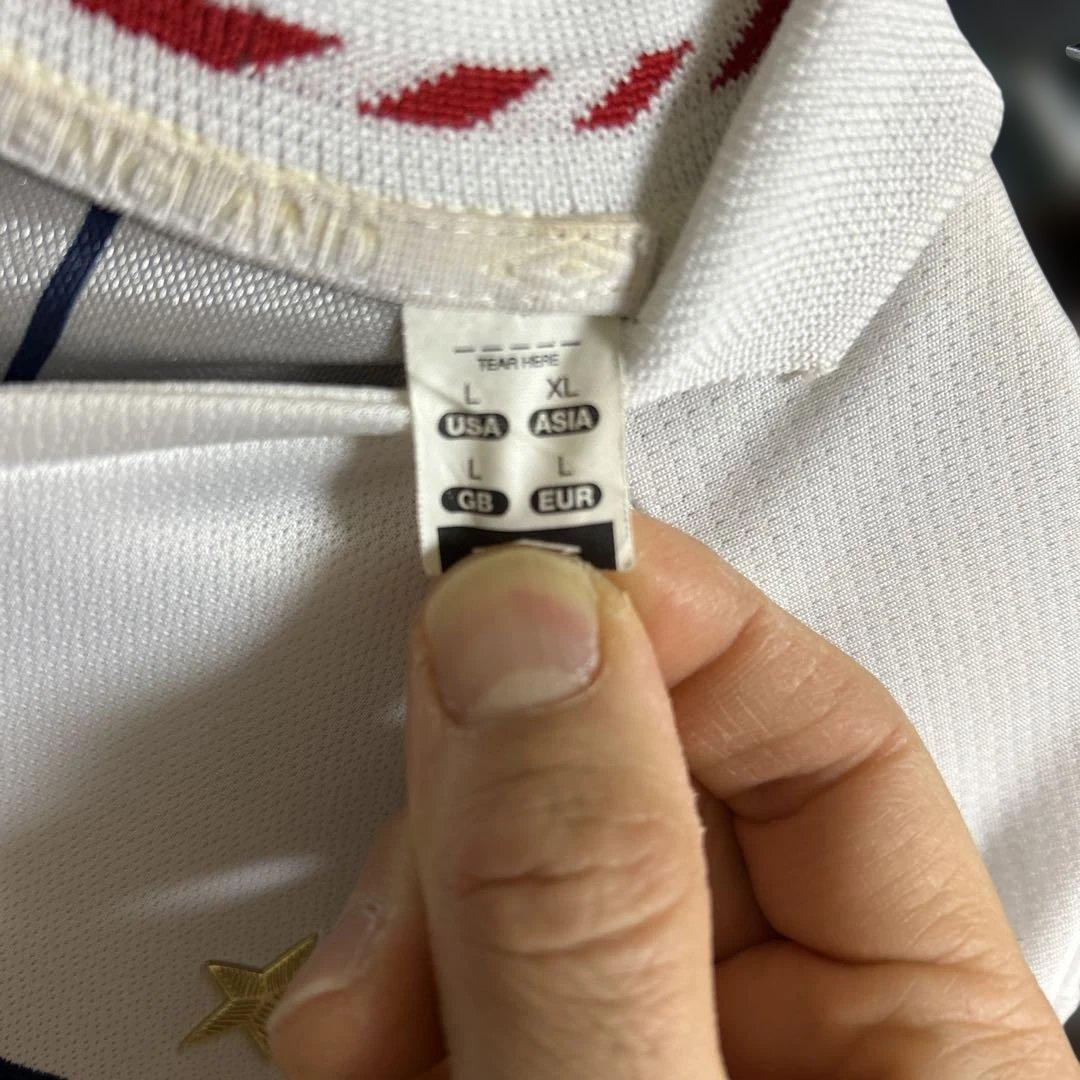 イングランド代表　ユニフォーム　長袖