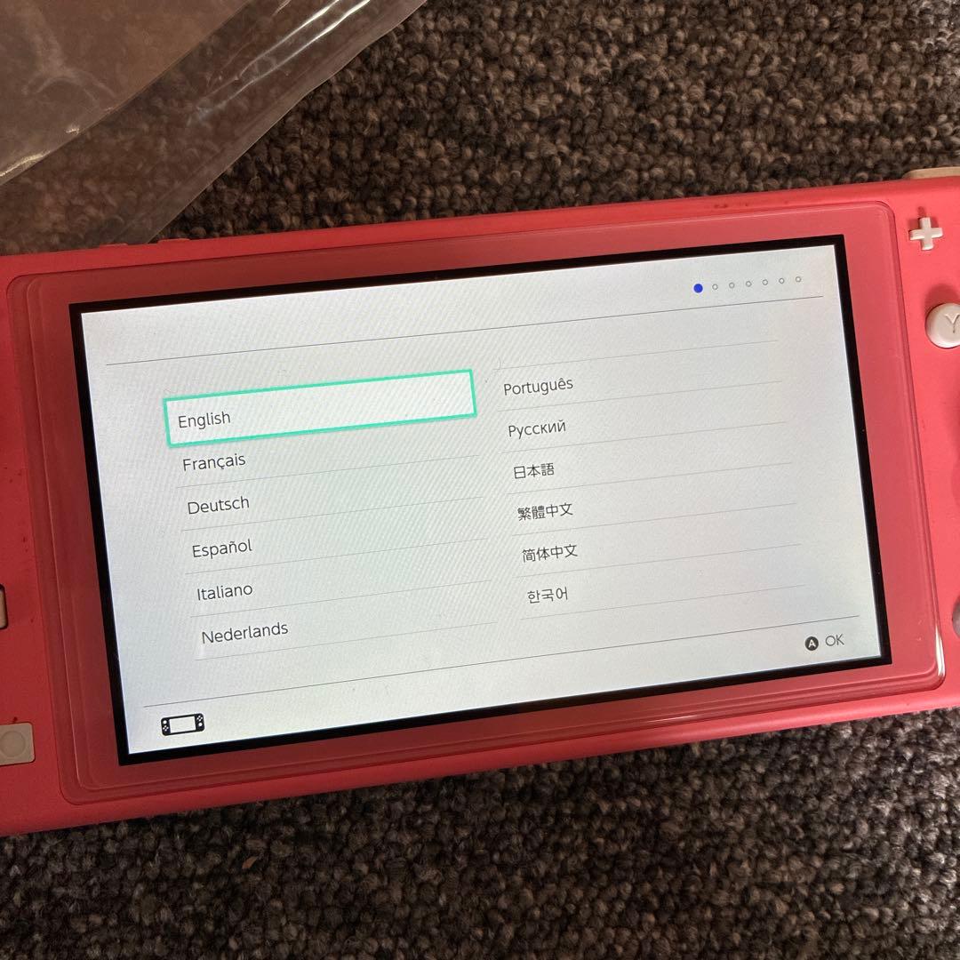 Nintendo Switch Lite コーラル 本体 箱