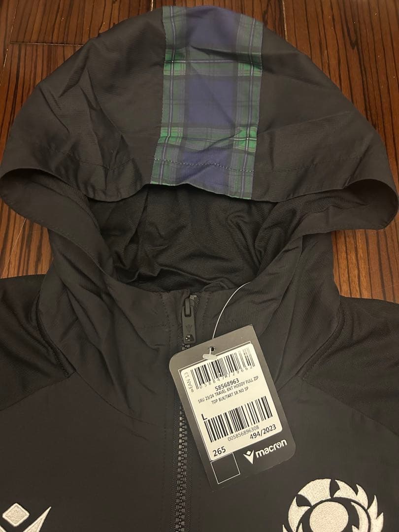 【新品未使用】ラグビー　スコットランド代表　ウォームアップジャケット L