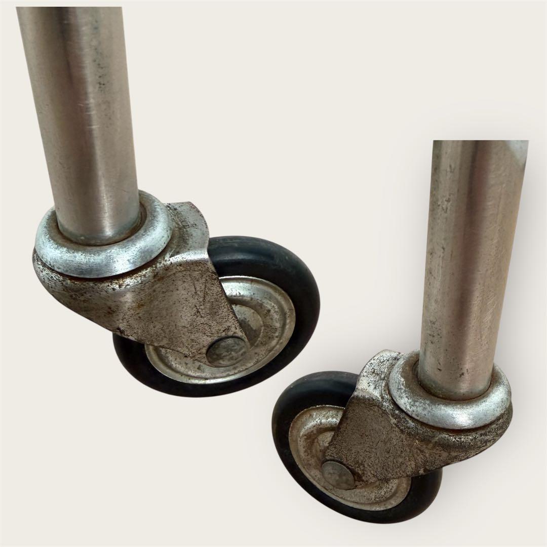 昭和レトロ 花柄 キッチンワゴン 3段 取外しトレイ付き 70年代 レトロポップ