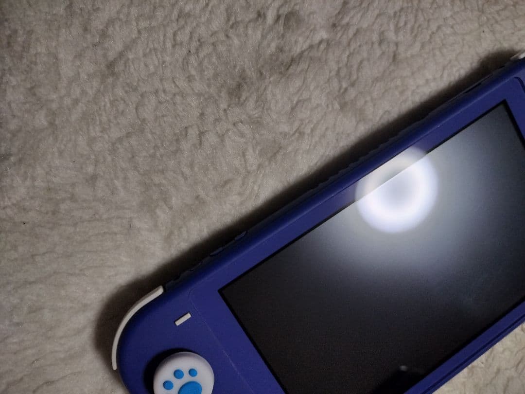 動作品Nintendo Switch Lite ブルー良品肉球カバーつき
