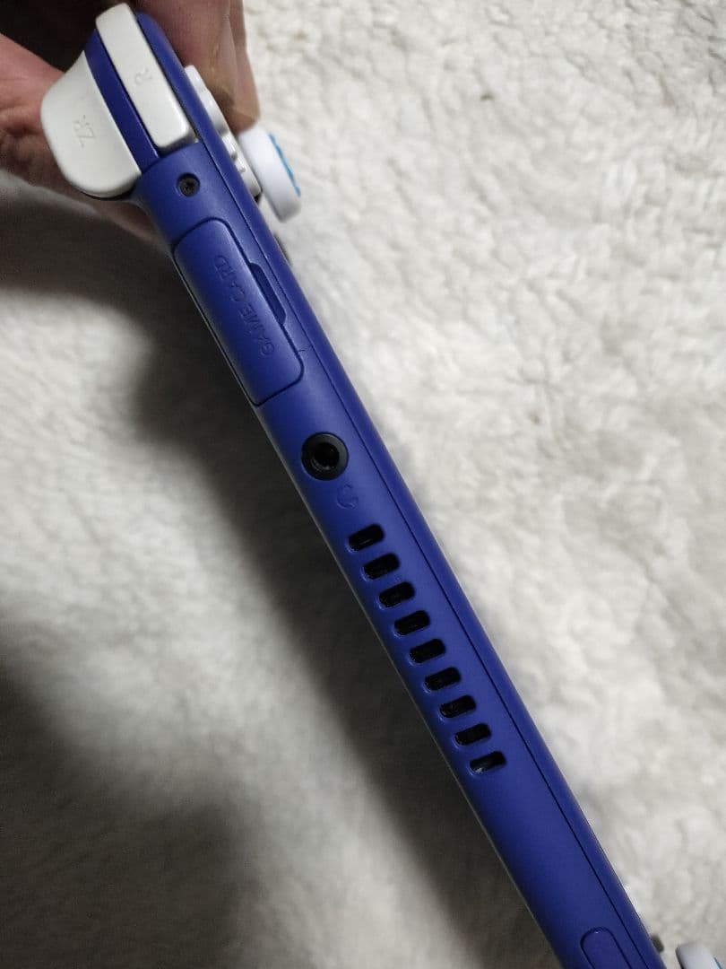 動作品Nintendo Switch Lite ブルー良品肉球カバーつき