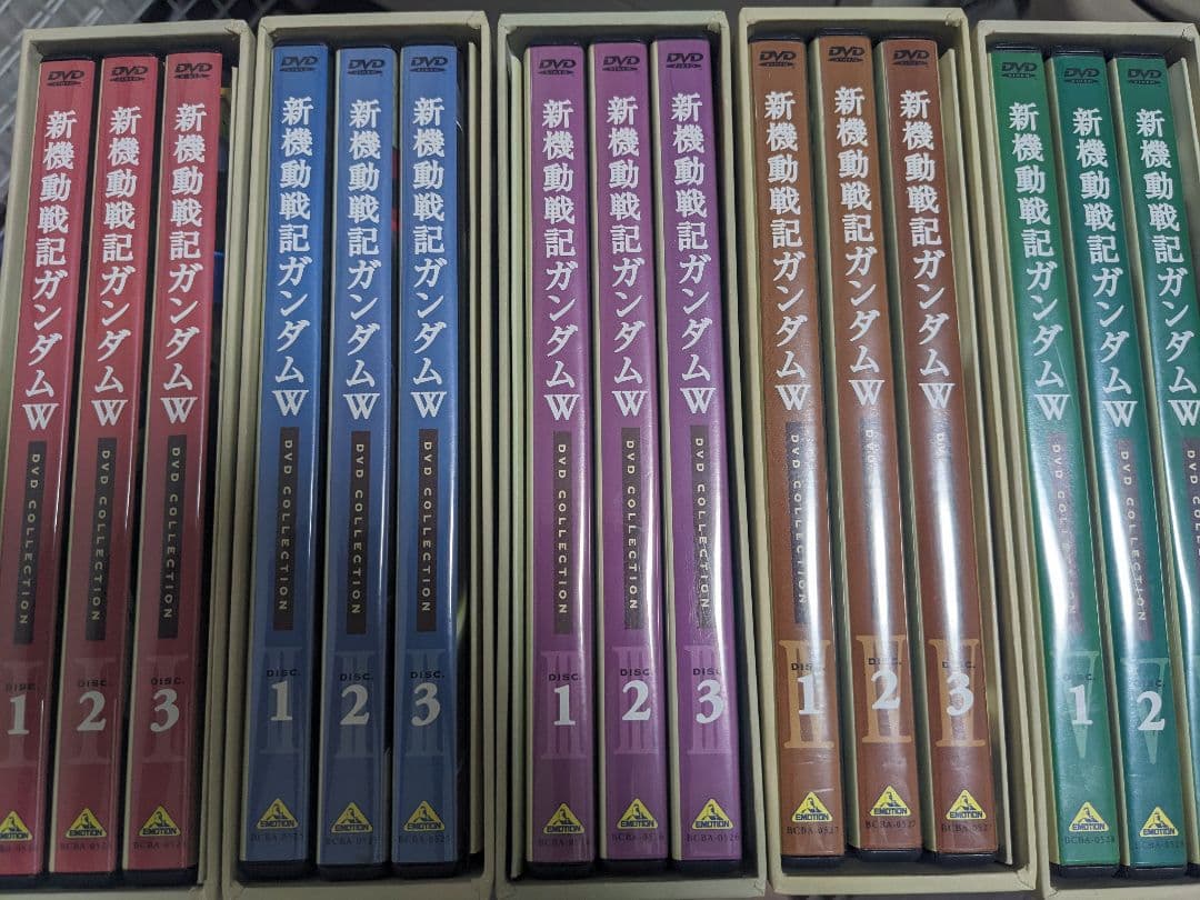 新機動戦記ガンダムW DVD COLLECTION 全5巻 BOXセット 中古