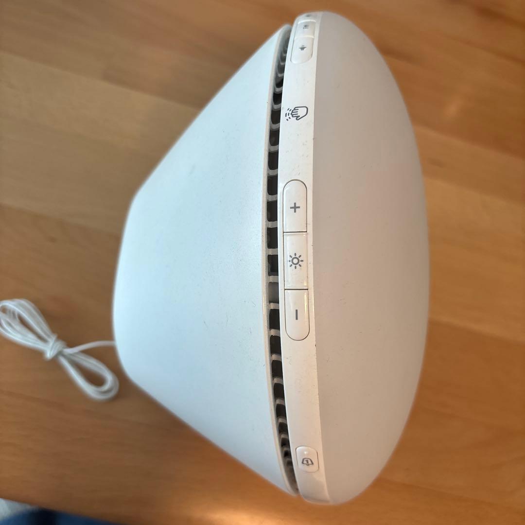 Philips 調光機能付き置時計 ホワイト