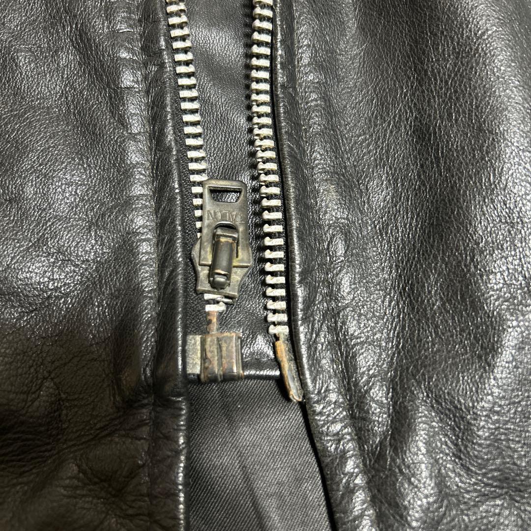 Brooks/ブルックス/ライダース/レザージャケット/革ジャン/黒/アメリカ製