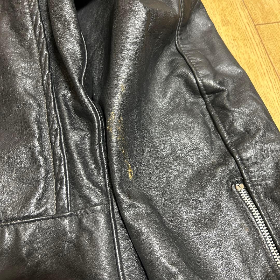 Brooks/ブルックス/ライダース/レザージャケット/革ジャン/黒/アメリカ製