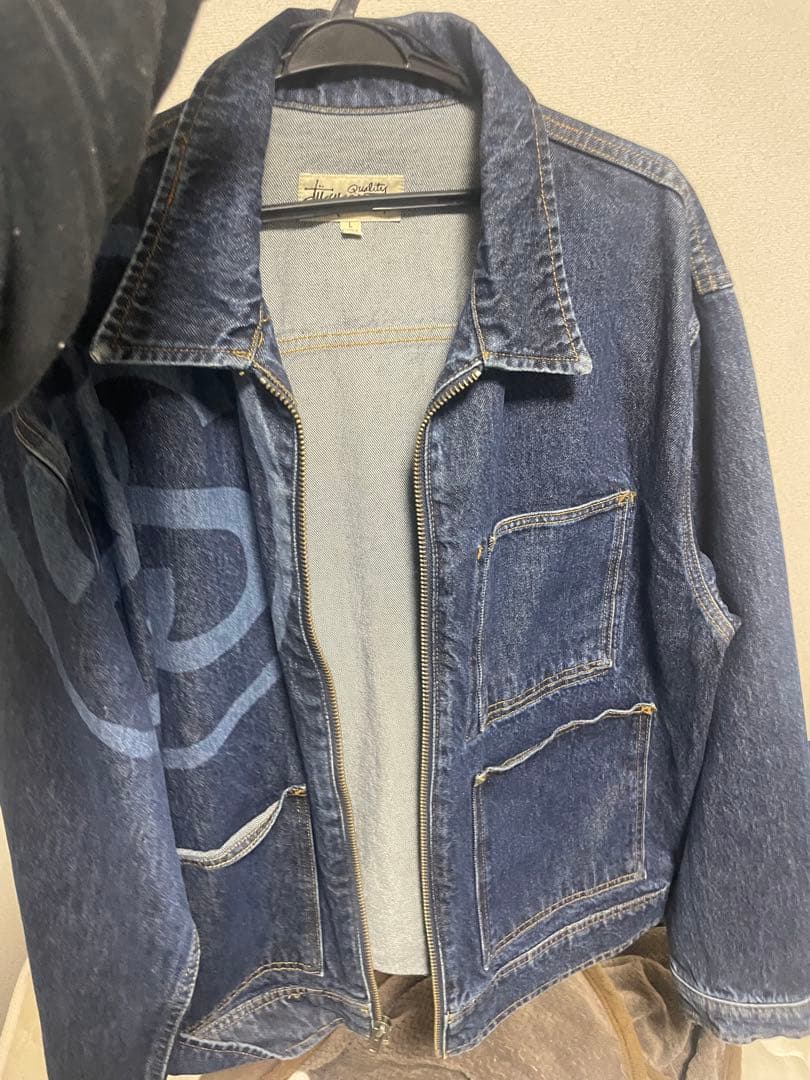 STUSSYダークブルーデニムジャケット