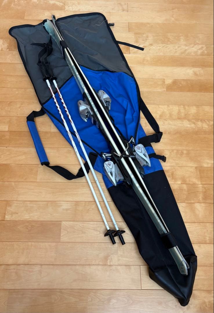 スキー板　ロシニョールrossignol 154cm ストック　105cm