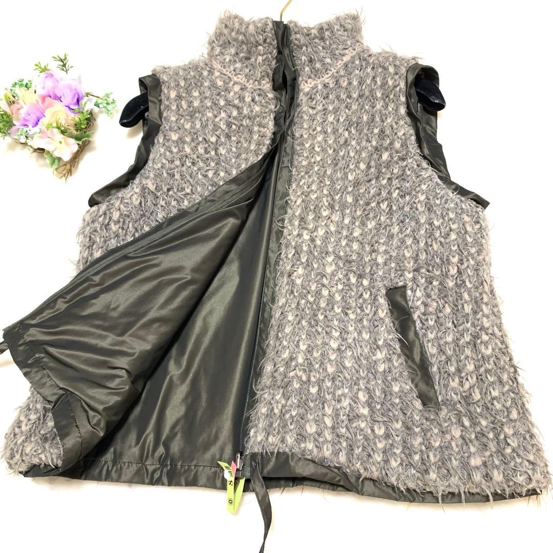 ★ たえ様　マックスマーラベスト❤︎リバーシブルローゲージニット＆光沢アンゴラ　M