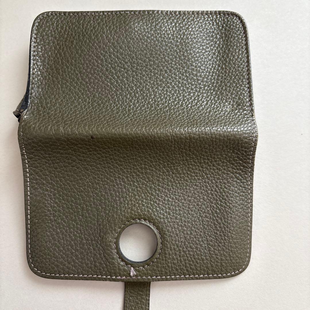 エルメス　ドゴン　キーケース　ケース　オリーブグリーン　シルバー金具