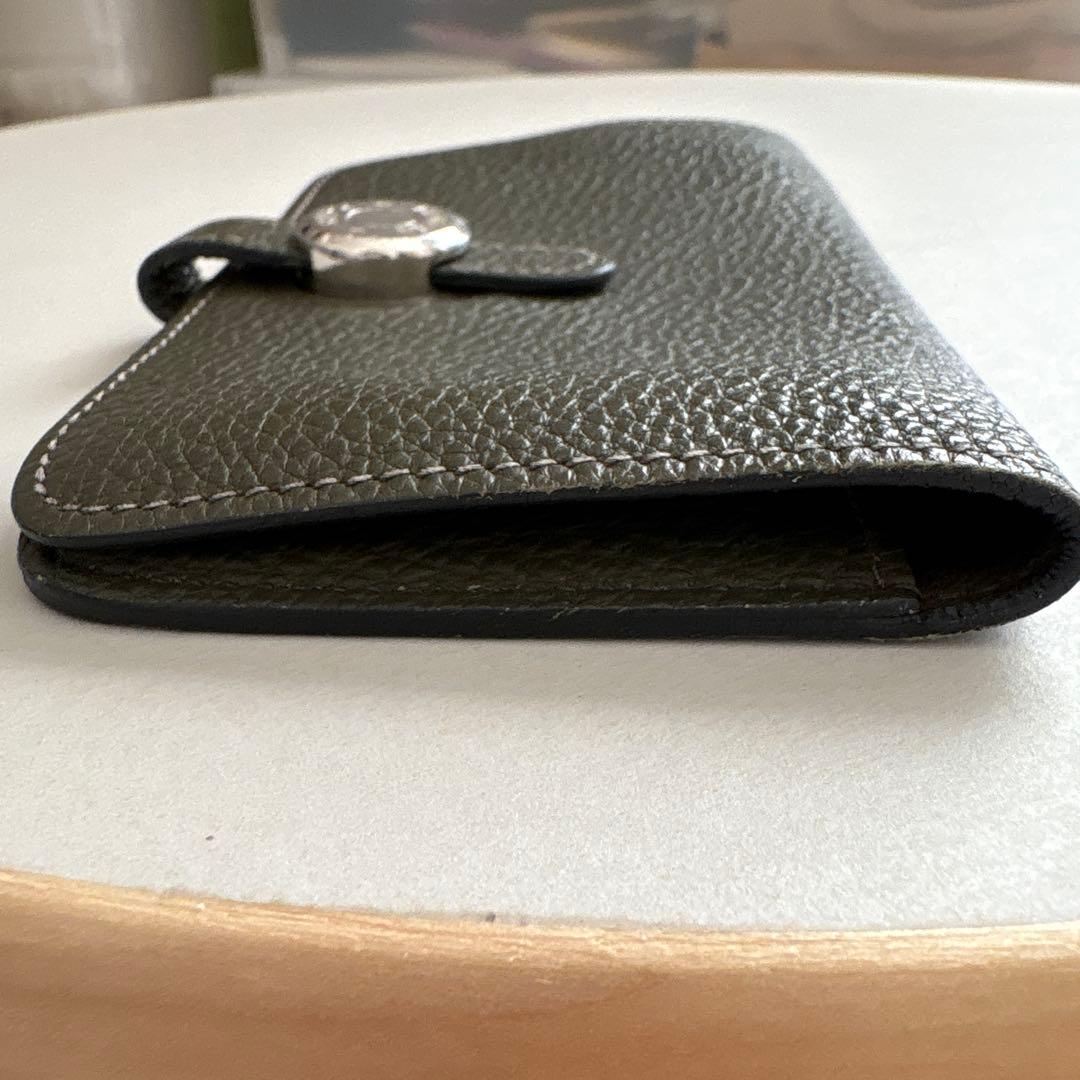 エルメス　ドゴン　キーケース　ケース　オリーブグリーン　シルバー金具
