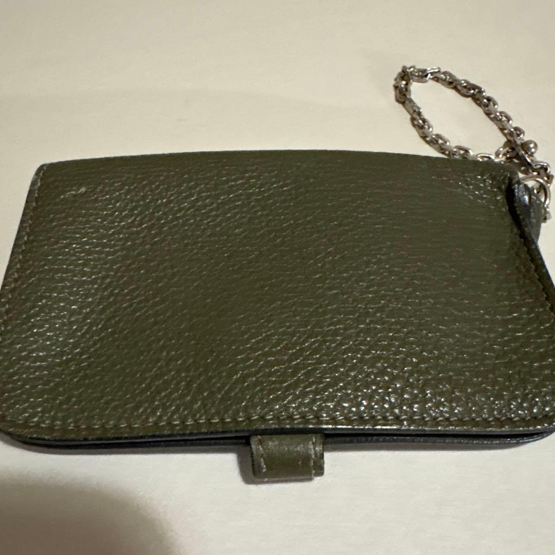 エルメス　ドゴン　キーケース　ケース　オリーブグリーン　シルバー金具