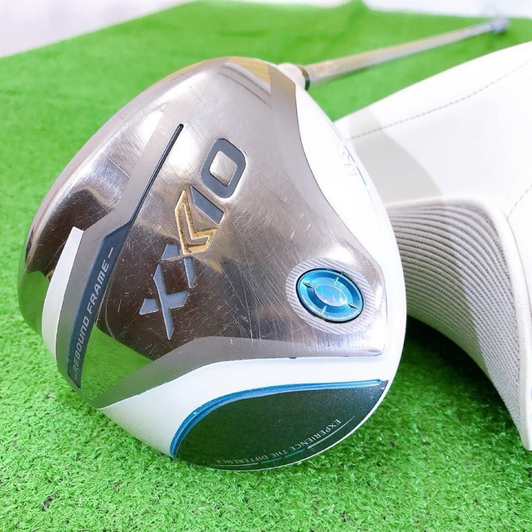 ツ91★希少エクリュホワイト ゼクシオ12 XXIO12 レディースドライバー