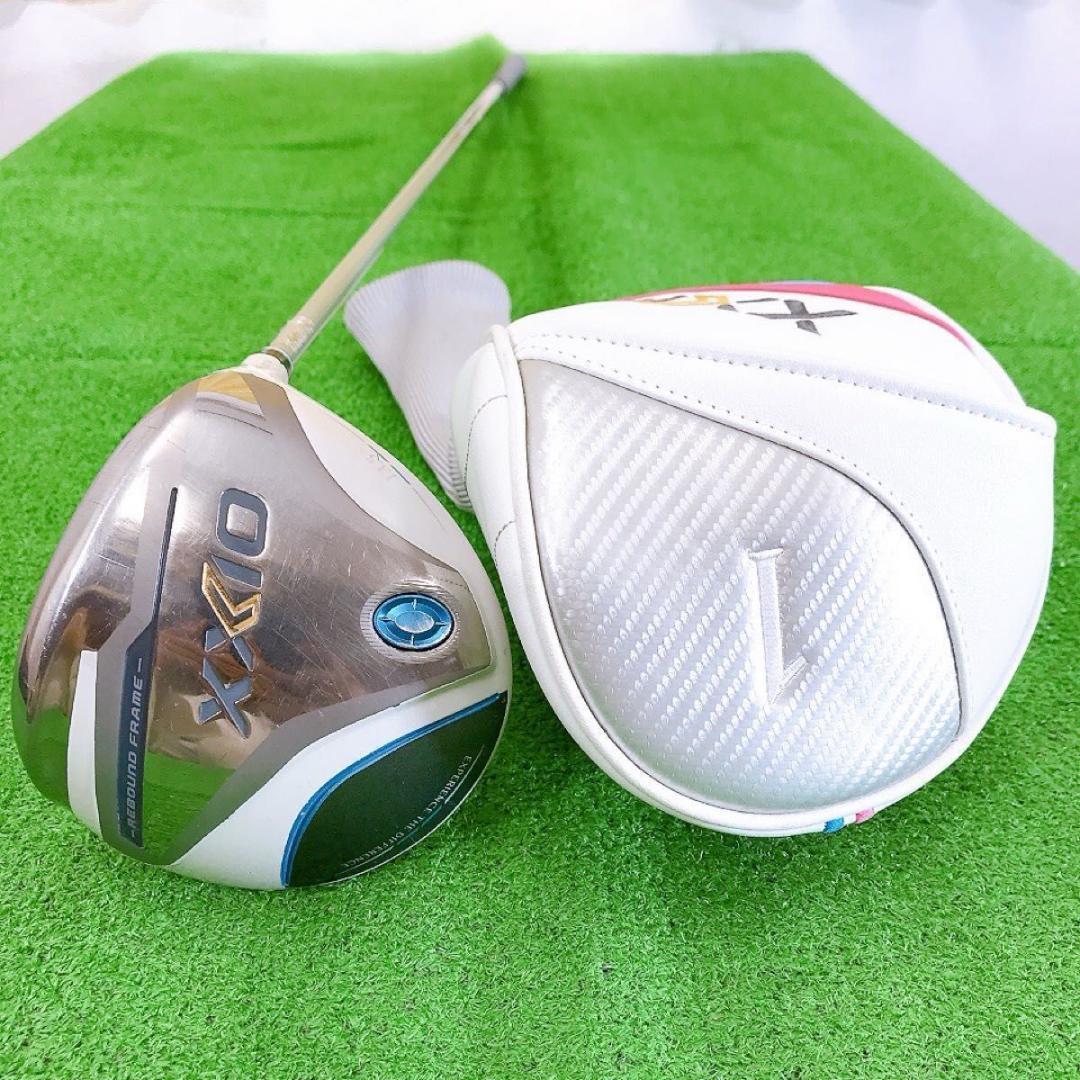 ツ91★希少エクリュホワイト ゼクシオ12 XXIO12 レディースドライバー