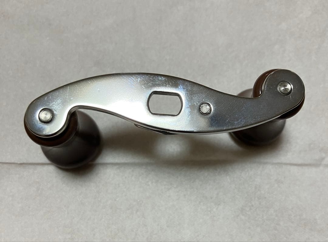 ハネダクラフト　右用パワーハンドル　軸長70mm ソリッドブラウンノブ