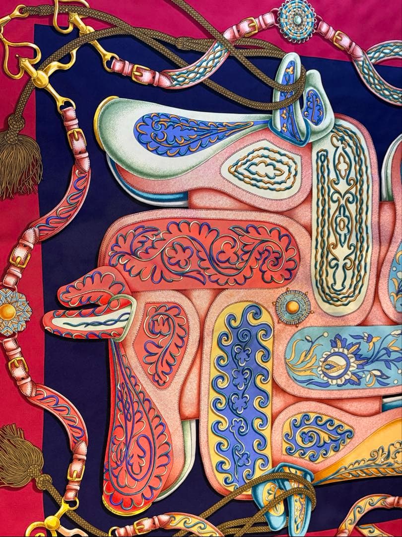 HERMES/エルメス Festivalシルクスカーフ フランス製