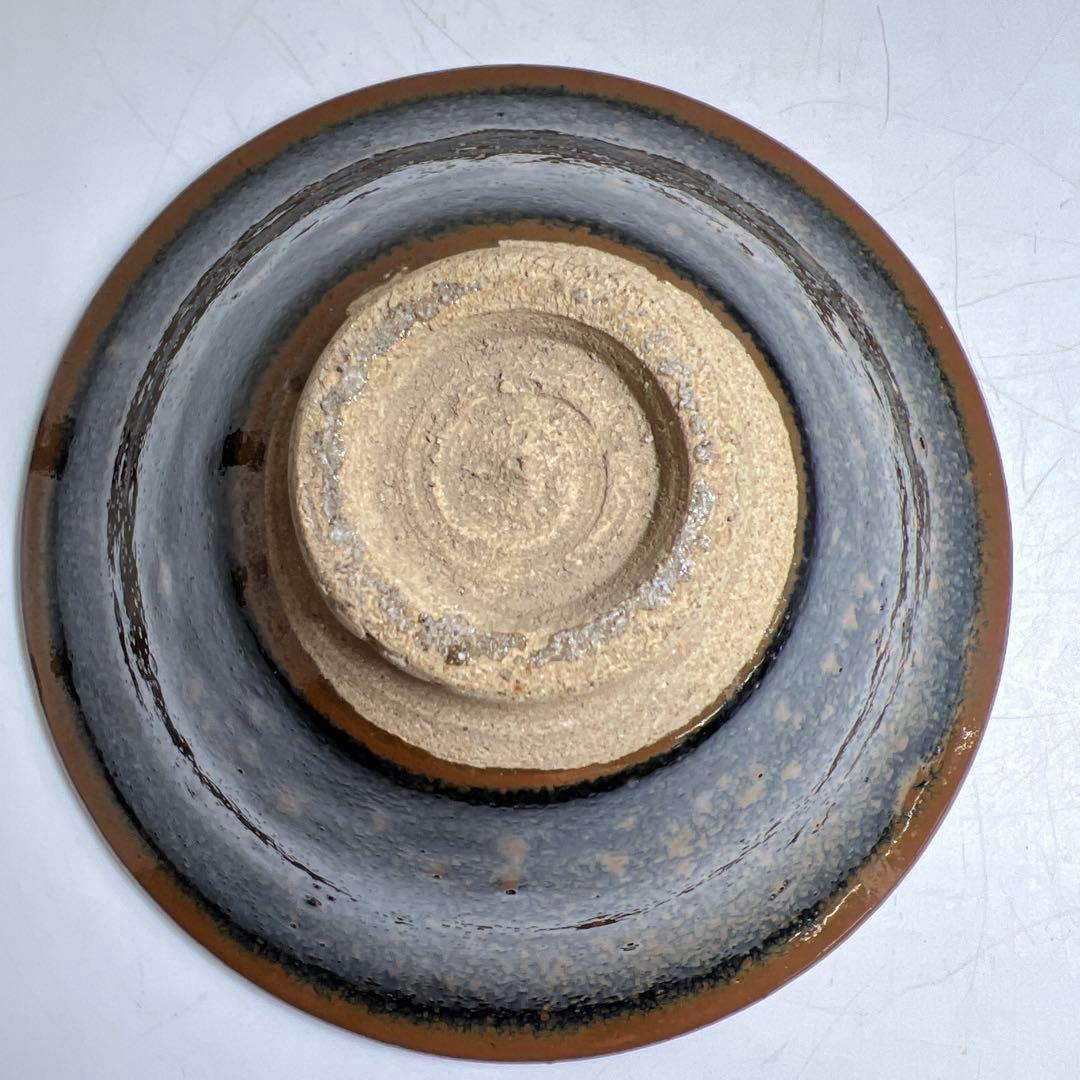 中国古玩　天目茶碗　口径13.8㎝　東Y8-0224③